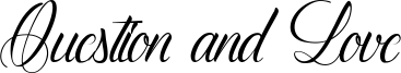 Question and Love Font