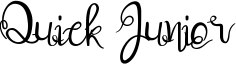 Quick Junior Font