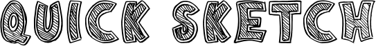 Quick Sketch Font