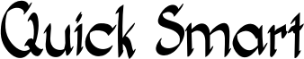 Quick Smart Font