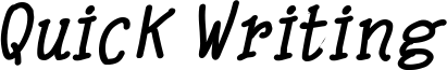 Quick Writing Bold Italic.ttf