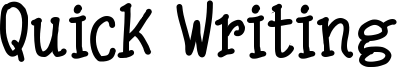 Quick Writing Bold.ttf