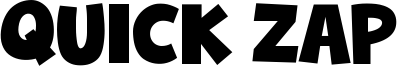 Quick Zap Font
