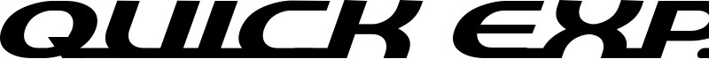 Quick Express Font