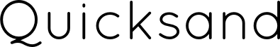 Quicksand Font