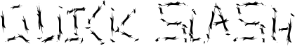 Quick Slash Font