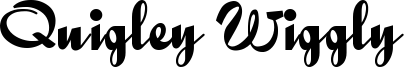 Quigley Wiggly Font