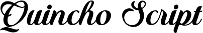 Quincho Script Font