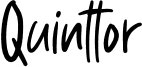 Quinttor Font