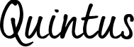 Quintus Font