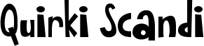 Quirki Scandi Font