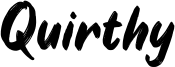 Quirthy.ttf