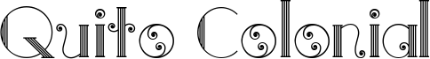 Quito Colonial Font