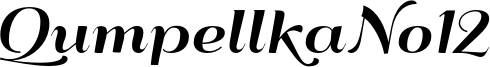 QumpellkaNo12 Font