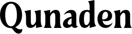 Qunaden Font