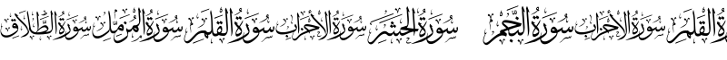 Quran Karim 114 Font