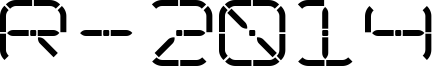 R-2014 Font