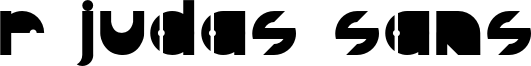 R Judas Sans Font