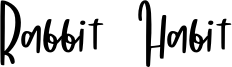Rabbit Habit Font