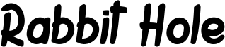 Rabbit Hole Font