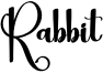 Rabbit Font