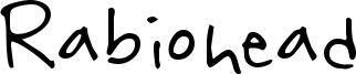 Rabiohead Font
