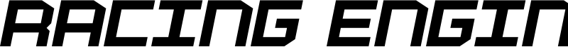 Racing Engine Brake Font