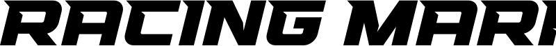 Racing Mark Race Font