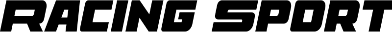 Racing Sport Display Font
