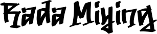 Rada Miying Font