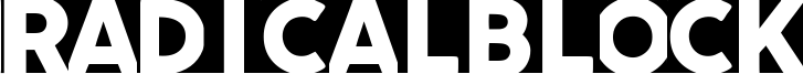 Radicalblock Font