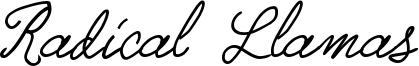 Radical Llamas Font