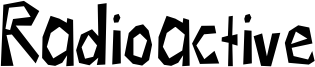 Radioactive Font