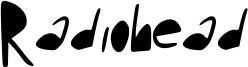 Radiohead Font