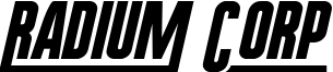 Radium Corp Font