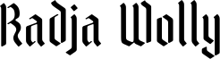 Radja Wolly Font