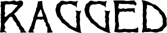 Ragged Font