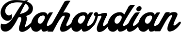 Rahardian Font