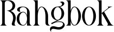 Rahgbok Font