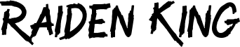 Raiden King Font