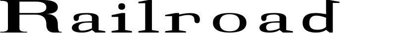 Railroad Roman 1916 Font