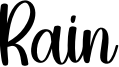 Rain Font