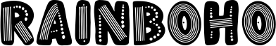 Rainboho Font