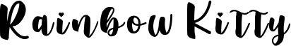 Rainbow Kitty Font