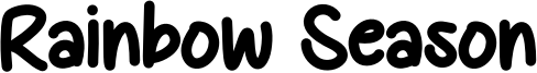 Rainbow Season Font
