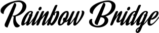 Rainbow Bridge Font