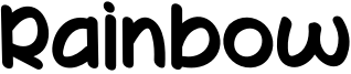 Rainbow Font