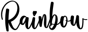 Rainbow Font