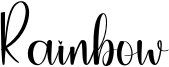 Rainbow Font