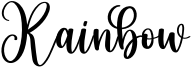 Rainbow Font